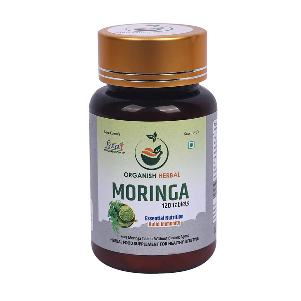 Moringa Tab Supplement For Men & Women (120 Tablets of Pack 2)-New